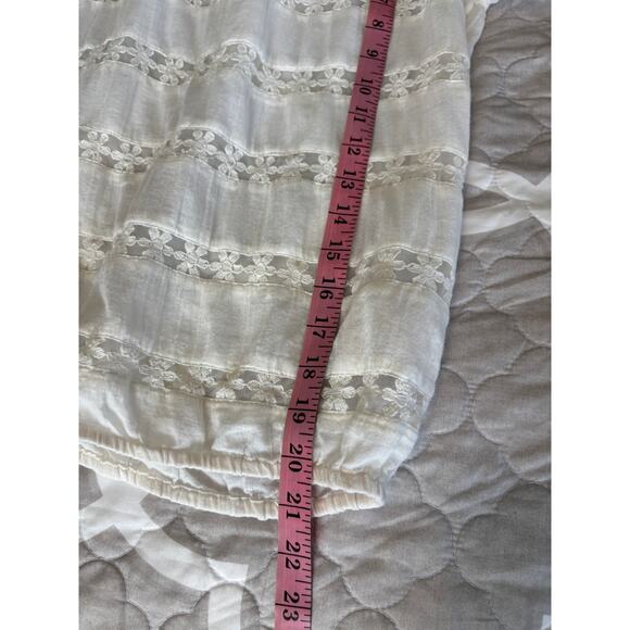 Anthropologie Whitesands Summer Blouse Top Size Xs - Picture 8 of 10